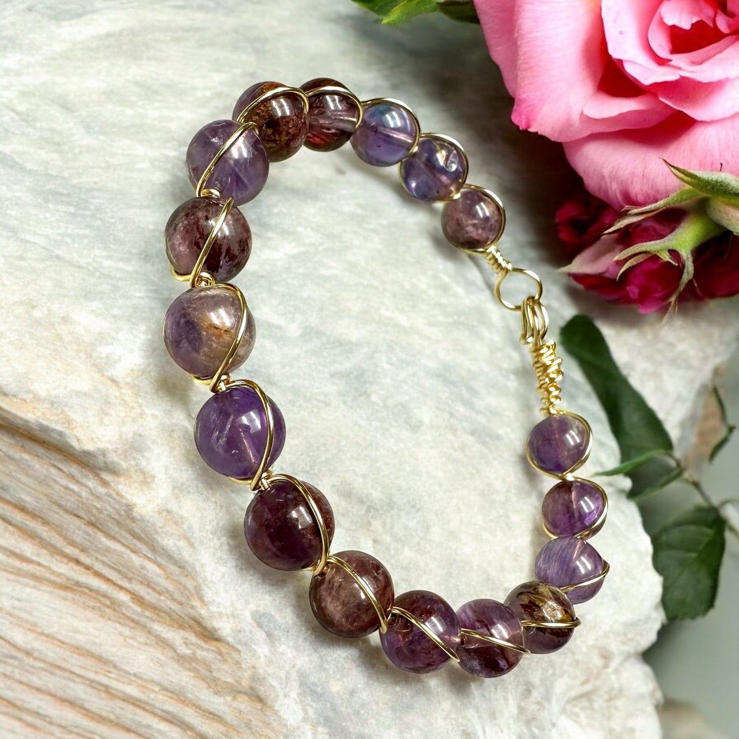 Super 7 Serenity Gemstone Orbit Bracelet