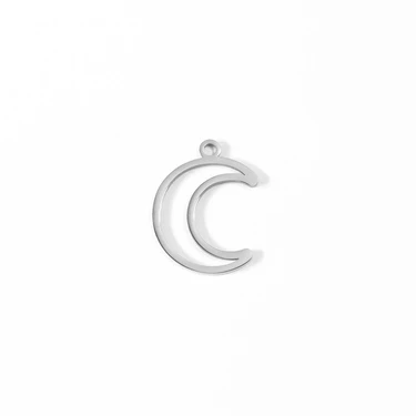 SS Crescent Moon Pendant | Stainless Steel Pendant Collection
