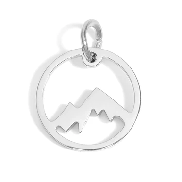 SS Mountains Pendant | Stainless Steel Pendant Collection